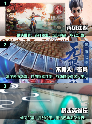 🔥2025年超好玩的免费武侠手游大全来了！刀光剑影等你来战💥截图2
