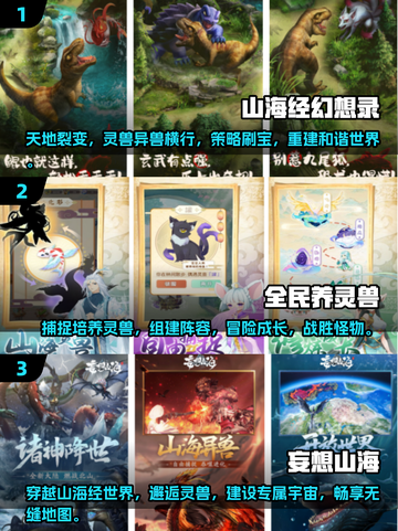 🔥2024必玩！高人气山海经手游下载推荐🔥截图2