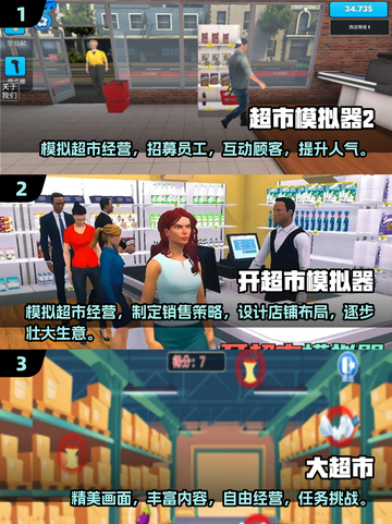 🛒2024必玩！超有趣超市经营游戏大盘点🔥截图2