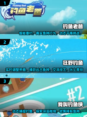 🎣2025最🔥钓鱼游戏下载汇总🎉渔具真实、场景超清！截图2