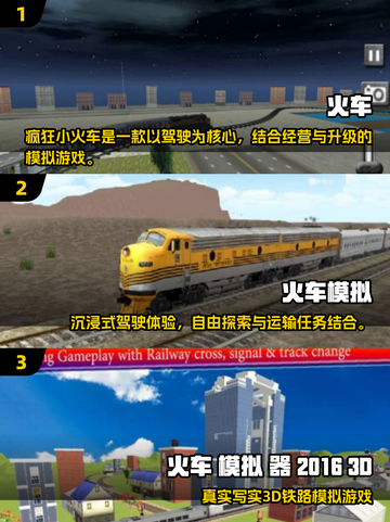 🔥2025超火3D火车模拟手游榜单🎮截图2