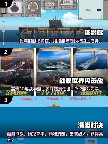 🔥2025最火核潜艇手游大揭秘！🎮🌊截图2