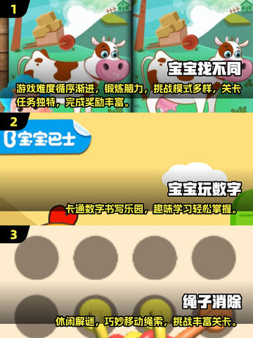 🔥4岁宝宝最爱的10款游戏出炉！🎮截图2