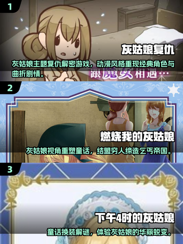 👸🏻2025最火灰姑娘小游戏排行榜出炉！✨截图2