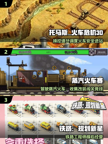 🚂2025最火蒸汽火车手游来袭！🔥截图2