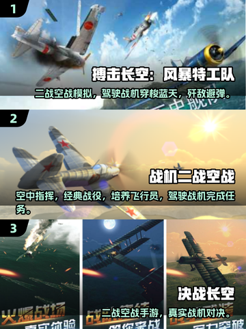 🔥二战飞机手游TOP榜！✈爆款推荐2025截图2