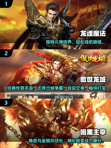 🔥2025传奇手游TOP榜！元神加持迷失传奇迷失传奇💥截图2