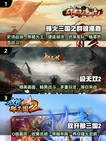 🔥2024超人气三国游戏推荐Nintendo下载必备！🎮截图2