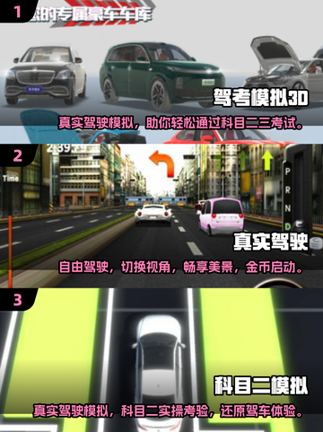 🚗2025练车模拟游戏下载，超真实驾驶体验🔥截图2
