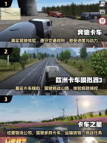 🔥奔驰卡车游戏大盘点🎮2024必玩 Trucks lovers冲！截图2