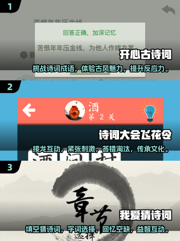 古诗词游戏大闯关🔥2025最FUN盘点✨截图2