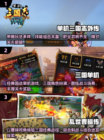 🔥2025必玩！经典单机三国游戏合集🎉截图2