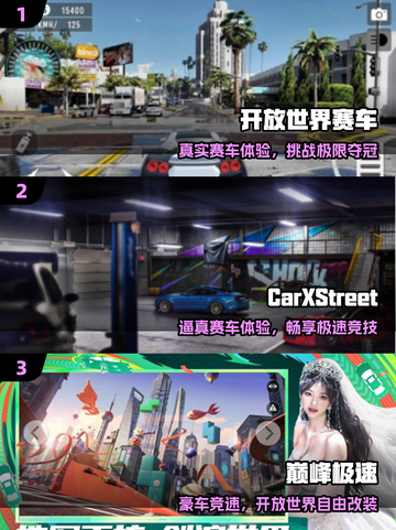 🔥2025高人气赛车手游排行榜🎮开放世界耐玩TOP榜💥截图2