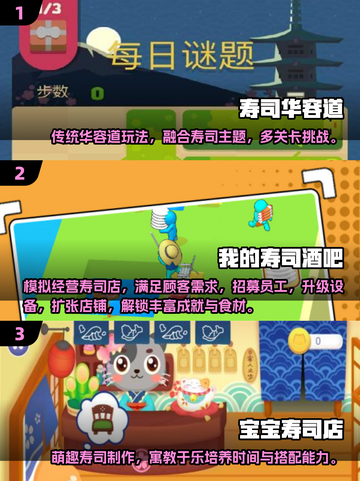 🍣必玩寿司小游戏2025🔥高人气TOP榜来袭！截图2