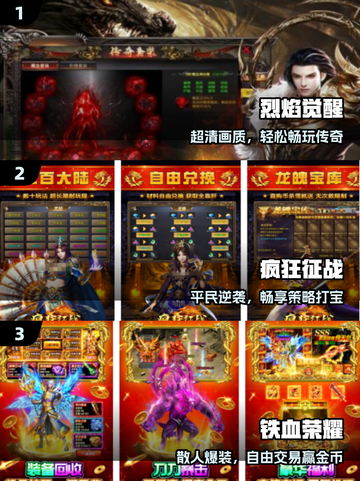 🔥0氪金传奇手游TOP榜💥截图2