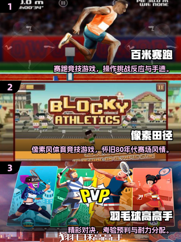 🔥2025必玩！100米赛跑手游下载推荐🏆截图2