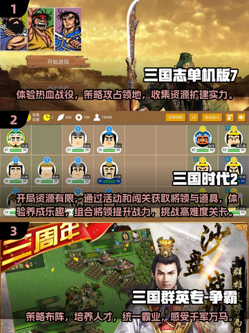 🔥2025必玩！热门三国志单机游戏合集💥截图2