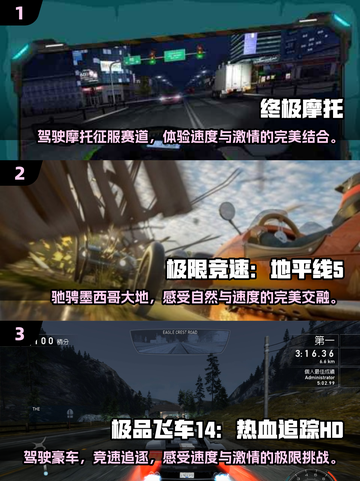 🔥2024顶级赛车游戏推荐🚗让你热血沸腾的极致体验！截图2