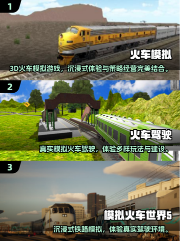 🚂🔥2025必玩火车迷手游合集！截图2