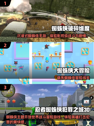 🔥2025最火蜘蛛侠手游榜单出炉！🎮✨截图2