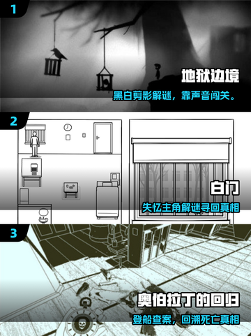 🖤黑白神作TOP5！不玩后悔截图2