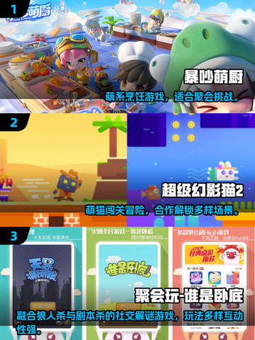 🔥男女聚会必备小游戏合集！免费多人游戏TOP榜💥🎮截图2