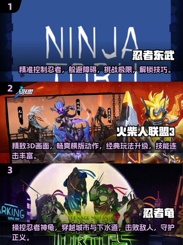 🔥2025必玩！热门忍者游戏全系列推荐来啦！🎮截图2