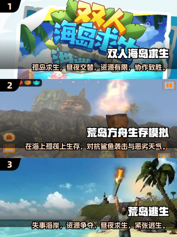 🔥2025最受欢迎双人荒岛求生游戏推荐🎉截图2