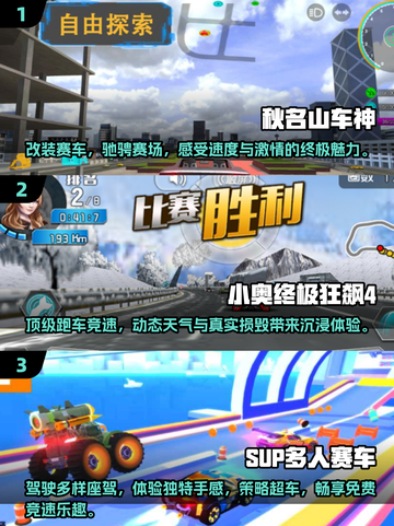 🔥2025年必玩！顶级联机赛车游戏大揭秘🚗🚀截图2