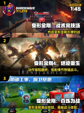 🔥2025高热度变形金刚游戏大揭秘💥🎮截图2