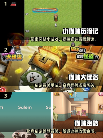 🐾超萌小猫冒险游戏推荐2025💥截图2