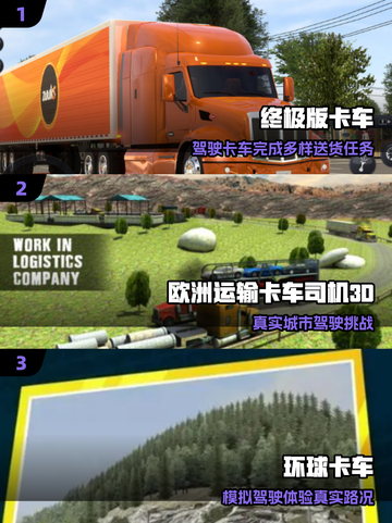 🚛2025最火货车模拟游戏TOP5💥截图2