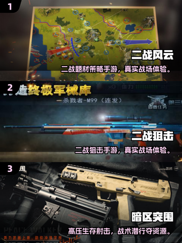 2025最燃战争手游推荐🔥狙击手必玩清单来袭！🎮截图2