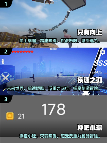 🔥2025反重力跑酷来了！单机游戏下载攻略💡截图2