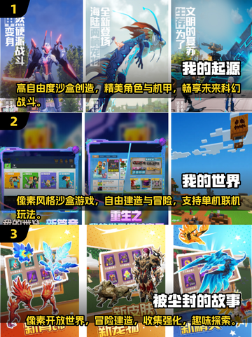 🔥2024必玩开放世界手游合集💎高自由度下载推荐截图2