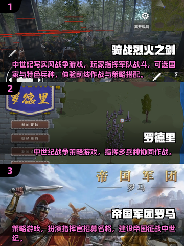 ⚔中世纪带兵神作！2025必玩单机游戏推荐截图2