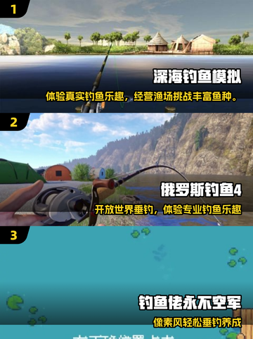 🎣2025最火海钓游戏Top5！单机也能爆竿！截图2