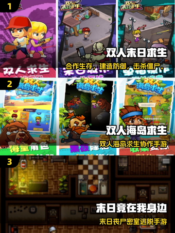 🔥双人末日生存游戏TOP榜！ survival游戏迷必看💥🎮截图2
