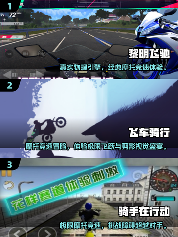 🔥2025最燃摩托车竞速手游推荐🎮截图2