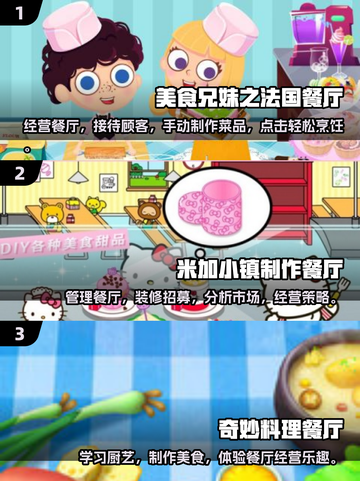 🔥2025必玩餐厅小游戏合集，吃货玩家不容错过！💥截图2