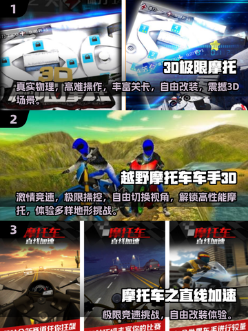 🔥2025最火3D摩托车驾驶游戏推荐🏍真实体验！截图2