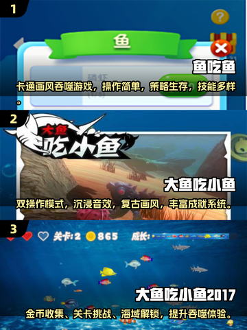 2025经典鱼吃鱼单机游戏🔥耐玩TOP榜💥截图2