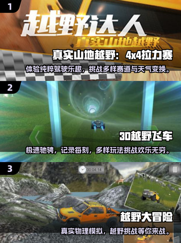 🔥2025必玩越野车游戏合集🚗中文版大全等你来挑战！截图2