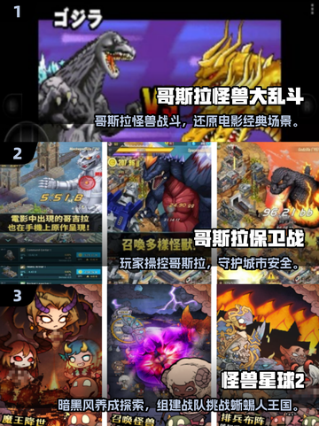 🔥哥斯拉怪兽大战手游推荐2025💥🎮截图2