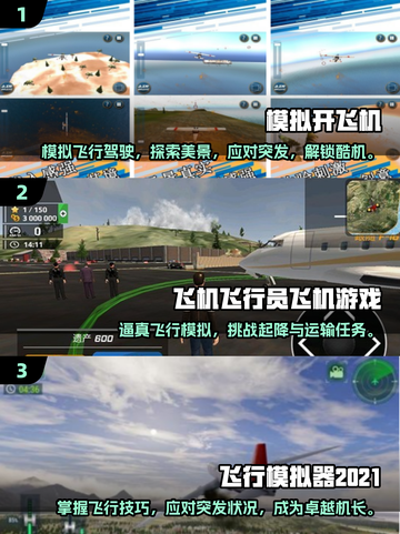 2024必玩🔥模拟飞行手游推荐✈截图2
