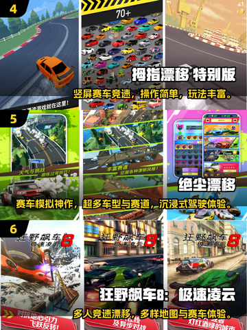 🔥2025热门赛车游戏TOP榜💥🎮手速狂飙体验！截图3
