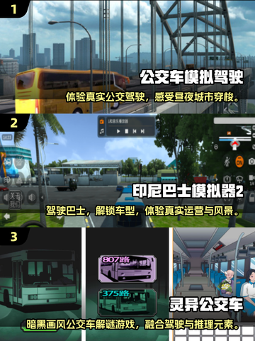 🔥2025最火公交司机游戏TOP5榜单！🎮🚌截图2