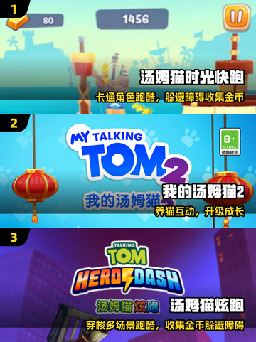 🔥2025最火汤姆猫游戏TOP5🎮截图2