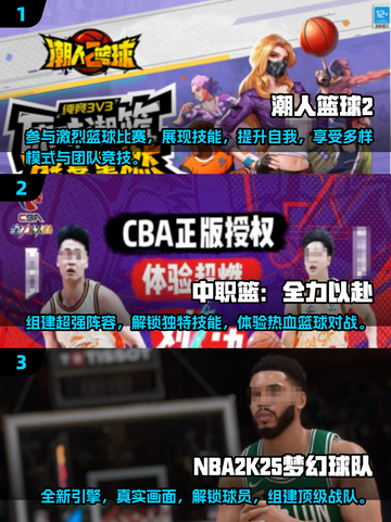 🏀2024高人气篮球手游推荐，超耐玩5v5等你来战！🔥截图2
