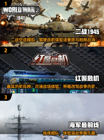 🔥2025二战单机游戏TOP10💥超耐玩推荐🎮截图2
